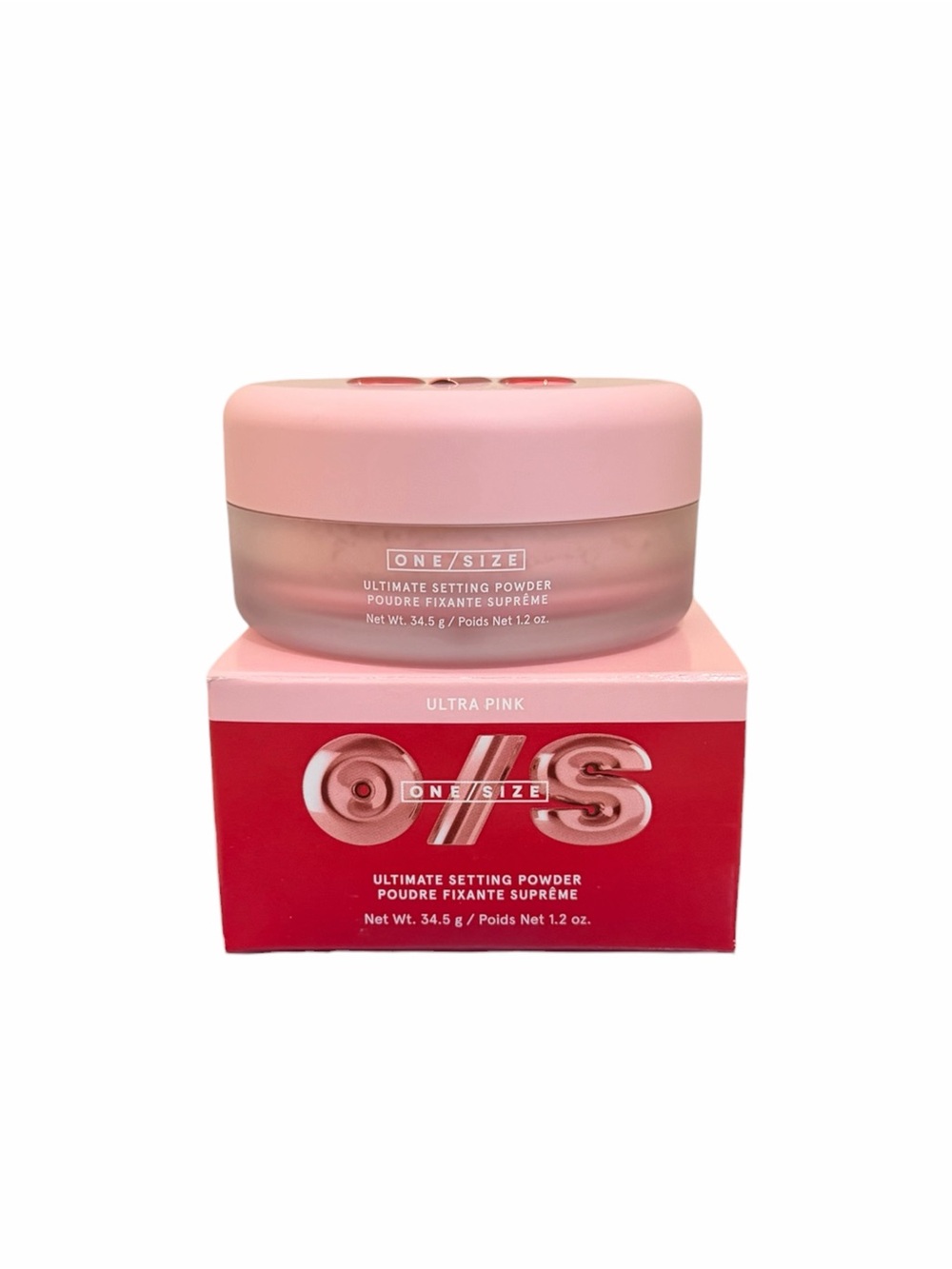 ONE/SIZE Ultra Pink Ultimate Setting Powder – Loose Finishing Powder Full Size
